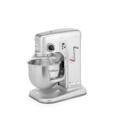 Profesionální planetární mixér itrů, HENDI, Kitchen Line, 7L, Stříbrná, 230V/650W, 317x440x(H)490mm | 222829